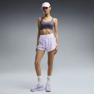 Puma Dreamrun Drycell Women's Moisture Wicking 3" Running Shorts In Purple