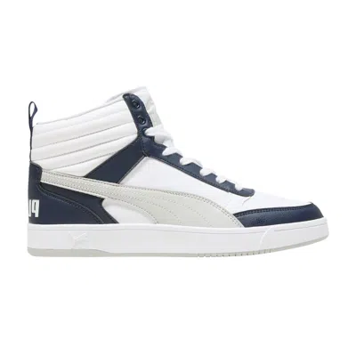 Pre-owned Puma Dribble Mid 'navy Ash Grey' In Blue