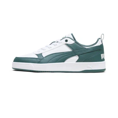 Puma Dribble Sneakers In White-malachite