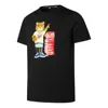 Puma Dylan Logo Printing Sports Short Sleeve Black In Black