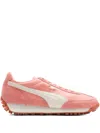 Puma Easy Rider Vintage Sneakers Deeva Peach-alpine Snow-gold In Brown