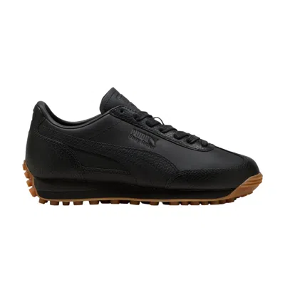 Pre-owned Puma Easy Rider Leather Big Kid 'black Gum' | Kid's Size 5