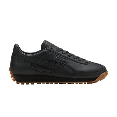 Pre-owned Puma Easy Rider Leather 'black Gum'