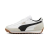 Puma Round-toe Low-top Casual Shoes In White- Black
