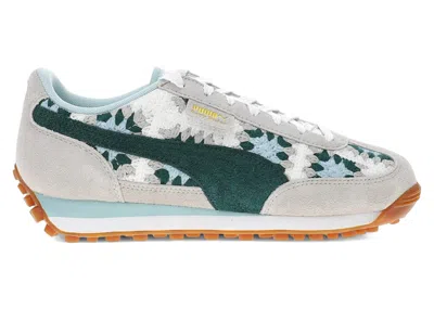 Pre-owned Puma Easy Rider Seaside Drills (women's) Sneakers In  White/ Black/cast Iron