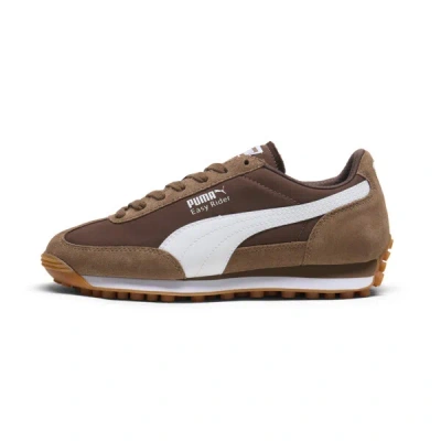 Puma Easy Rider Sn Big Kids' Sneakers In Haute Coffee- White-espresso Brown