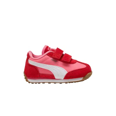 Pre-owned Puma Easy Rider Toddler 'love' | Red | Infant Size 4