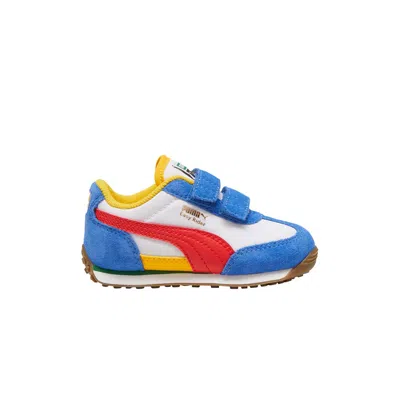 Pre-owned Puma Easy Rider Toddler 'white Blue Red' | Infant Size 4