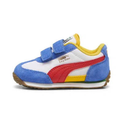 Puma Babies' Easy Rider Toddlers' Sneakers In White- Red