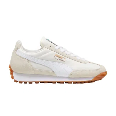 Pre-owned Puma Easy Rider Vintage Big Kid 'alpine Snow' | Cream | Kid's Size 6 In White