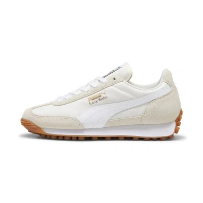 Puma Easy Rider Vintage Big Kids' Sneakers In Alpine Snow- White- Gold