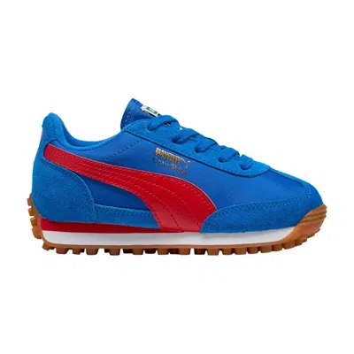 Pre-owned Puma Easy Rider Vintage Little Kid 'team Royal For All Time Red' | Blue | Kid's Size 13