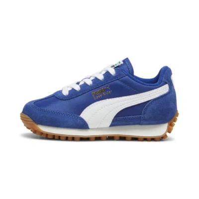 Puma Easy Rider Vintage Little Kids' Sneakers In Clyde Royal- White