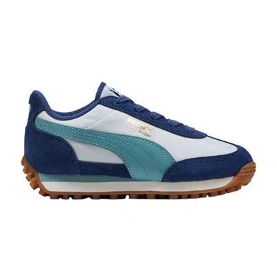 Pre-owned Puma Easy Rider Vintage Ps 'silver Mist Baltic Sea Blue' | Kid's Size 2.5