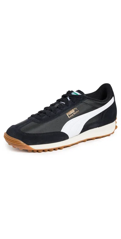 Puma Unisex Easy Rider Vintage Sneakers In Black