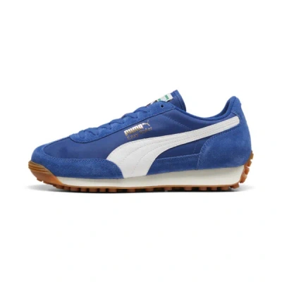 Puma Easy Rider Vintage Sneakers In Clyde Royal- White