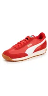 Puma Easy Rider Sneaker In  Red/ White