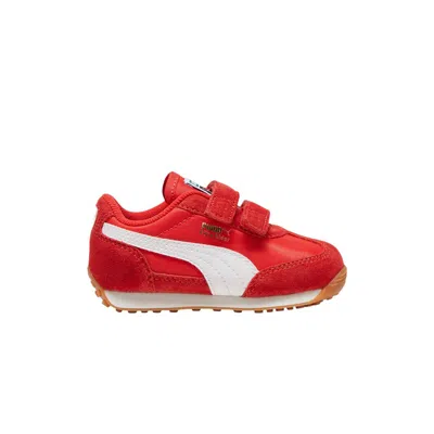 Pre-owned Puma Easy Rider Vintage Toddler 'red White' | Infant Size 10