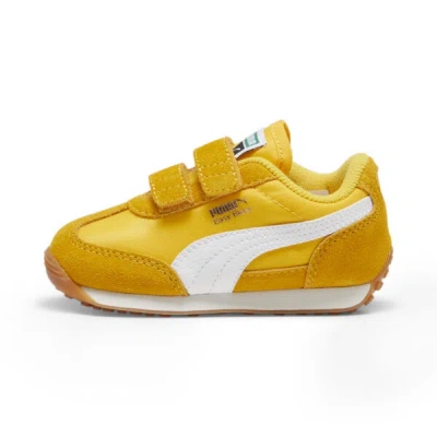 Puma Babies' Easy Rider Vintage Toddlers' Sneakers In Tangerine- White