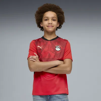 Puma Egypt Home Big Kids' Soccer Jersey In Red