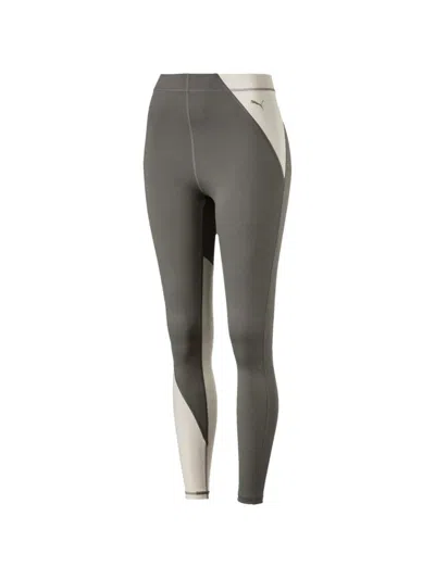 Puma Elastic-waist Leggings In Brown