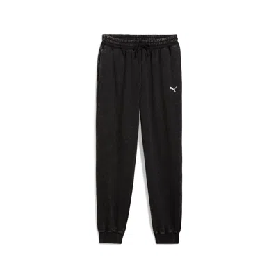 PUMA PUMA ELEVATED ESSENTIALS ACID WASH MEN'S FLEECE SWEATPANTS