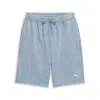 Puma Elevated Essentials Acid Wash Men's Shorts In Blue