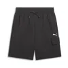 Puma Elevated Essentials Men's 8" Cargo Shorts In Black