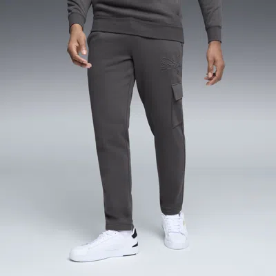 Puma Elevated Essentials Men's Cargo Pants In Gray