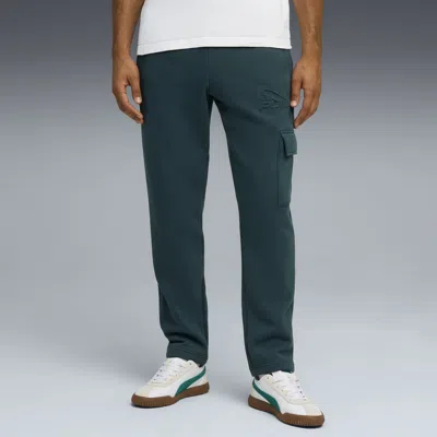 Puma Elevated Essentials Men's Cargo Pants In Green