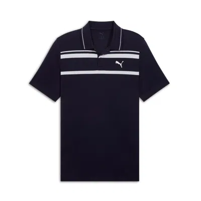 Puma Elevated Essentials Men's Polo Shirt In Blue