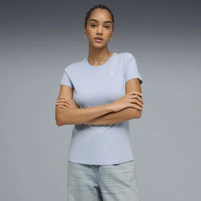 Puma Elevated Essentials Women's T-shirt In Blue