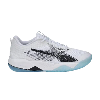Pre-owned Puma Eliminate Power Nitro 2 Racquet 'white Nitro Blue'