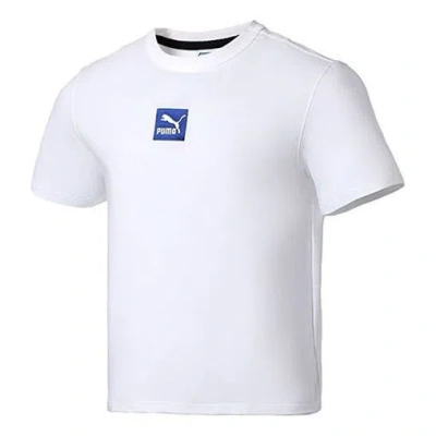 Puma Emb Short Sleeve T-shirt 'white'