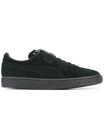 Puma Embellished Lace-up Sneakers In Schwarz