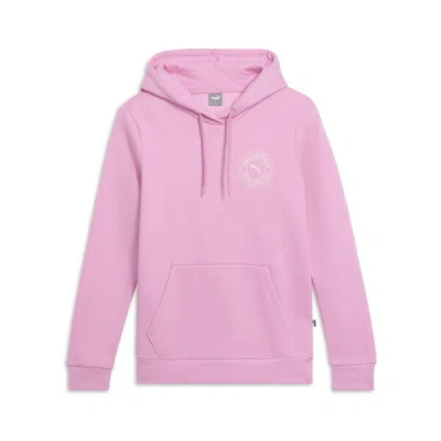 Puma Emblem Women's Hoodie In Mauved Out