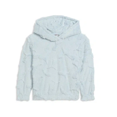 Puma Embossed Logo Little Kids' Hoodie In Frosted Dew