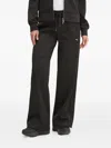 Puma Embroidered-logo Track Pants In Black