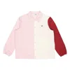 Puma Embroidered Small Label Contrasting Colors Sports Woven Logo Jacket Pink