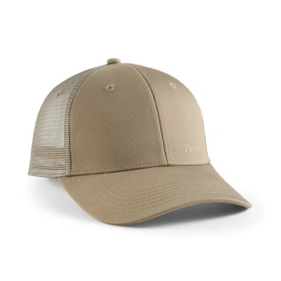 Puma Endure Nyc Trucker Cap In Medium Beige