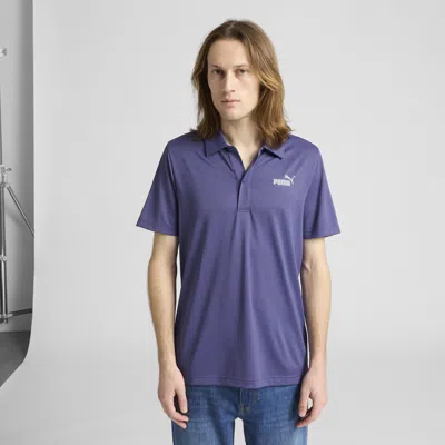 Puma Essentials All In Men's Polo Shirt In Blue
