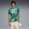 Puma Ess Aop Ss Jersey Men In Green