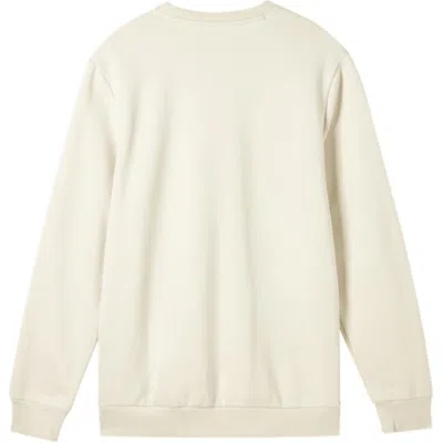 Puma Ess Crewneck Sweatshirt Fl 'beige' In Neutral