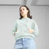 Puma Ess Elevated Comfort Hoodie Women In Blue