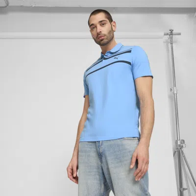 Puma Ess Elevated Men's Polo Shirt In Blue