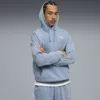 Puma Ess Elevated Wash Hoodie Men In Blue