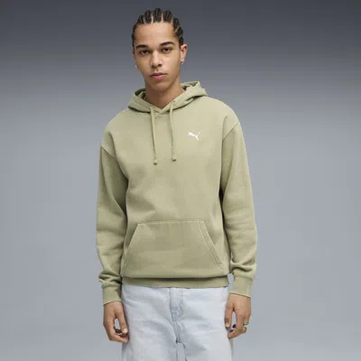 Puma Ess Elevated Wash Hoodie Men In Green