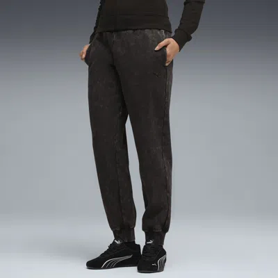 Puma Ess Elevated Wash Sweatpants Women In Black