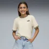 Puma Ess Graphic Animal T-shirt Youth In Neutral
