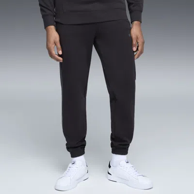 Puma Ess Herringbone Track Pant Men In Black